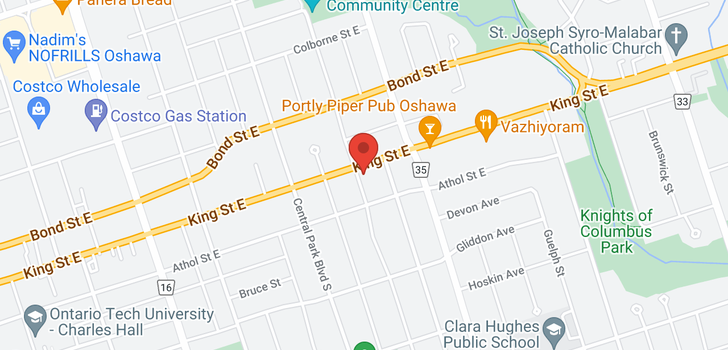 map of 489 KING ST E